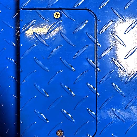 PEC Tools FS Series Professional Grade Steel Floor Scale - Heavy-Duty Pallet and Shipping Scale for Industrial Use - Weighs Packages Up to 10000x1lb - 48x48