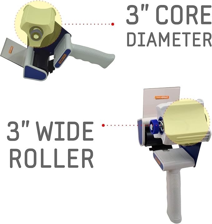 Tape King TX100 Packing Tape Dispenser Gun (3in-Wide, One Set)