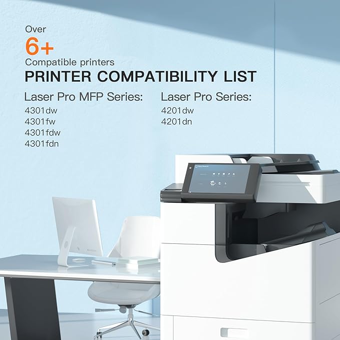 E-Z Ink 210A with Chip Compatible for HP 210A Toner Cartridges 4 Pack 210X to Use with HP Color Laserjet Pro MFP 4301fdw 4301fdn 4201dw Pro 4201dn 4201dw W2100A W2100X High Yield (BCMY)