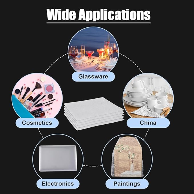 5 Pack Extra Large Bubble Pouches 20 * 24 Inch Clear Bubble Pouch Wrap Bags for Packing Shockproof Cushioning Wrap Bag for Shipping Moving Fragile Dishes China Plates Painting Fragile Items