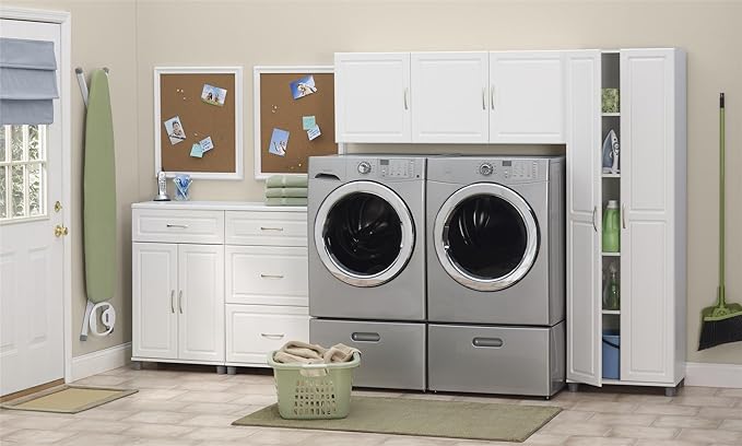 SystemBuild Evolution Kendall 24" Utility Storage Cabinet - White