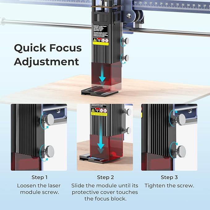 Creality Falcon 10W Laser Engraver Machine with Honeycomb Laser Bed 500x500, 10000mm/min, 0.06mm Laser Cutter for Wood, Acrylic, and Metal, Easy Setup, Ready to Work Out of The Box