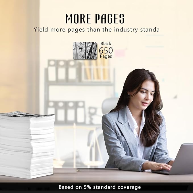 Printer Ink 67XL 67 HP67XL Black for HP67 XL 67XLBlack Ddeskjet 2755e 2734e Ink Cartridge for HP Printers for Deskjet 2755e / 2700 / 2700e / 2742 / 2734e / 4100 / 4155e Envy 6000e / 6455e / 6055e