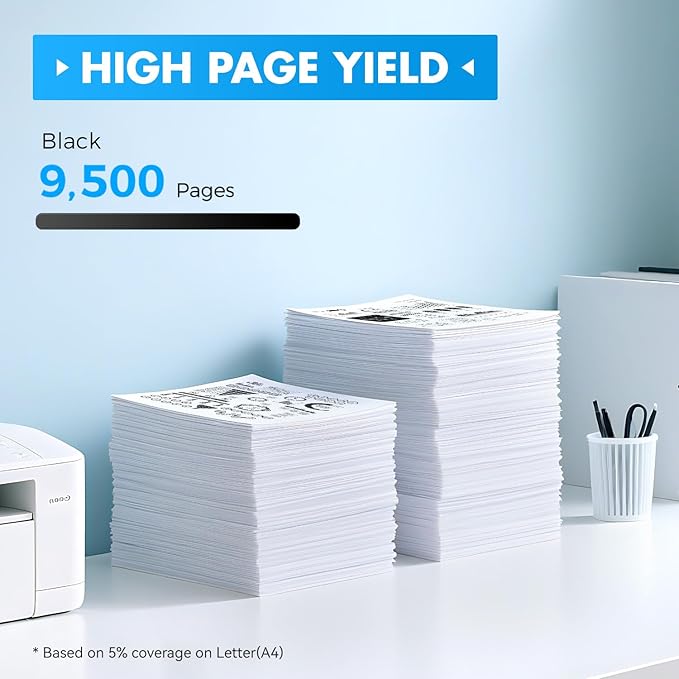 148X Black Toner Cartridge High Yield with chip 2-Pack Replacement for HP 148X W1480X 148A W1480A Compatible with HP LaserJet Pro MFP 4101dw 4101fdn 4101fdw 4001dn 4001dw 4001n Printer Ink 4001 4101 e