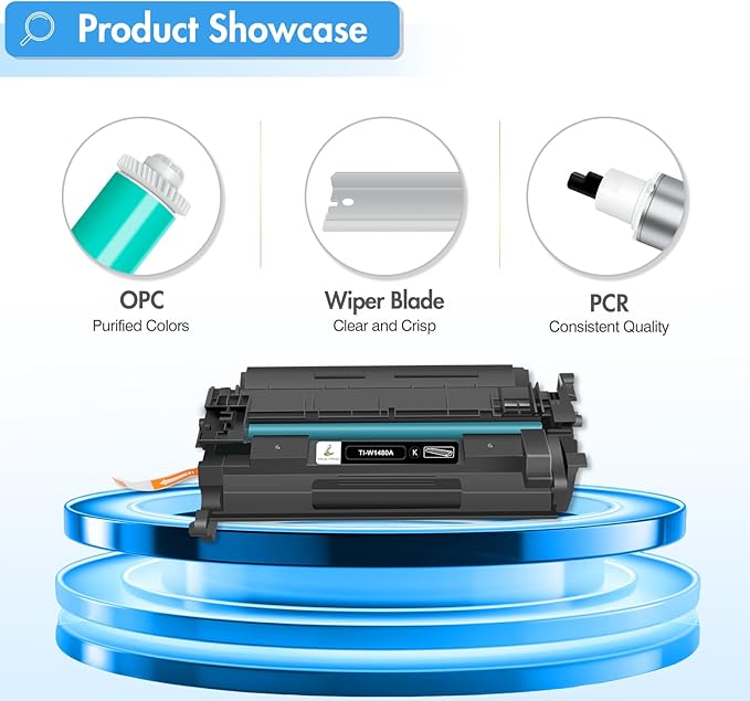 148A Toner Cartridge Black 148X Compatible Replacement for HP 148A 148X W1480X W1480A for HP Laserjet Pro 4001n 4001dw 4001dn MFP 4101fdw 4101fdn Printer Ink (2 Pack)