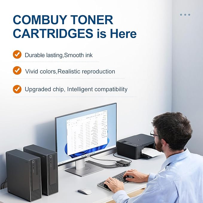 TN830XL Toner Cartridge Replacement for Brother TN830XL TN-830 TN830 TN 830 Toner Work with HL-L2460DW DCP-L2640DW HL-L2480DW HL-L2400D HL-L2405W MFC-L2820DW Printers (2 Black)