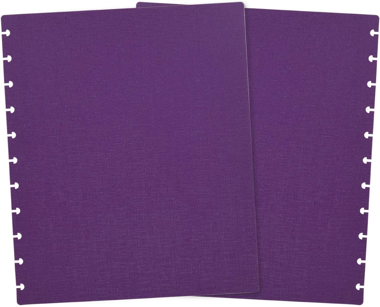 Talia Discbound Notebooks, Planner, Customizable, (Strong Purple, Letter (8.5in x 11in))