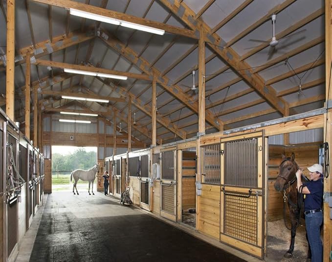 American Floor Mats - Horse/Stable Mats - Heavy Duty Stall Mats - Thick, Durable Rubber Flooring Solid Black 3/4" Thick - 3' x 4' Mat