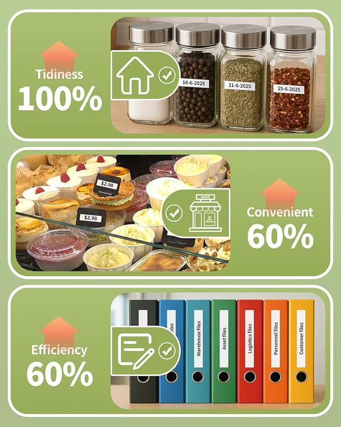 Colorty Label Maker Tape Refill Compatible with TZ TZe Tape 12mm 0.47 Laminated White TZe-231 TZe231 Replace for Brother P Touch Label Tape PT-D210 D220 1180 1280 1750 2030, 1/2" (12 mm x 8m, 4 Pack