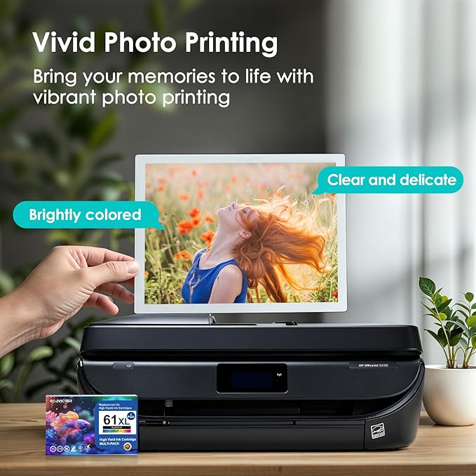 61XL Ink Cartridge Replacement for HP 61 XL (Black Color Combo Pack) for HP61 HP61XL for 4500 5530 4630 2540 4502 2542 4635 5535 4501 3050 2541 3510 2620 2514 3512 1000 1010 1510 Printers