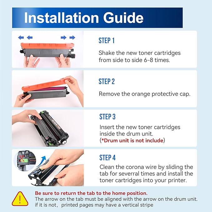 InkNI Compatible Toner Cartridges Replacement for Brother TN229XL TN229 XL TN-229XL Toner Cartridges for MFC-L3780CDW MFC-L3720CDW HL-L3280CDW HL-L3220CDW HL-L3300CDW Printer (TN-229XLBK/C/M/Y-5 Pack)