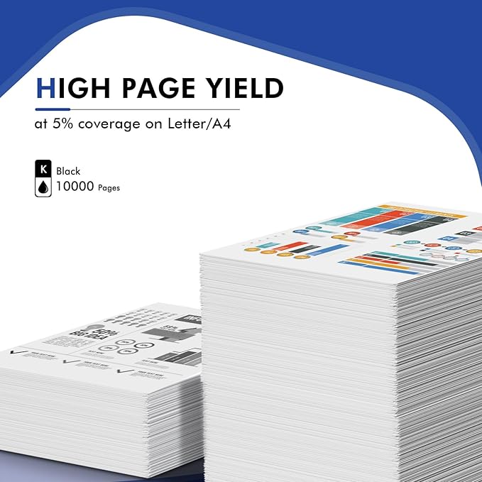 CF258X 58X Toner Cartridge Black High Yield 58A Compatible Replacement for HP 58X CF258X 58A CF258A Toner Cartridge for HP Laserjet Pro M404n M404dn MFP M428fdw M428fdn M428dw Printer Ink 2 Pack