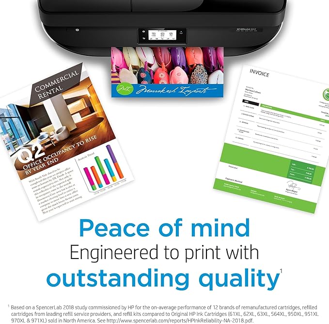 HP 971X | PageWide Cartridge High Yield | Yellow | Works with HP OfficeJet Pro X451, X476, X551, X576 | CN628AM