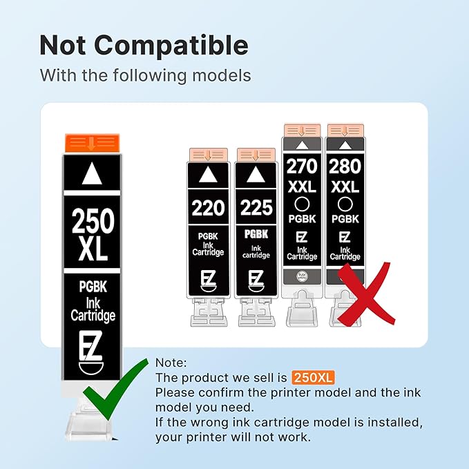 E-Z Ink Compatible Ink Cartridges Replacement for Canon 250 251 XL PGI-250XL CLI-251XL to use with PIXMA MX922 MX920 IX6820 MG5520 MG7520 IP8720 MG6620 MG6320 MG7120 (15 Pack)