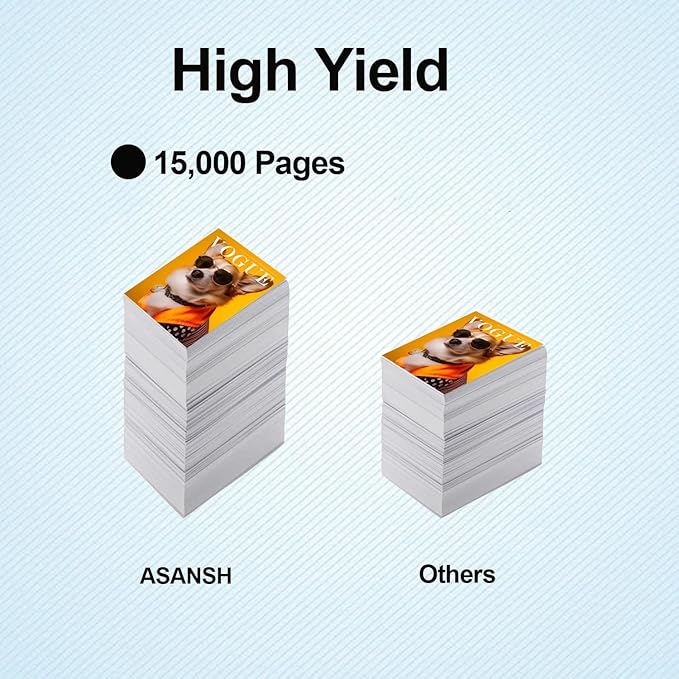 55B1H00 High Yield Toner Cartridge Use for MS331 MS331dn MS431 MS431dn MS431dw MX331 MX331adn MX431 MX431adn MX431adw Printers (15,000 Pages)