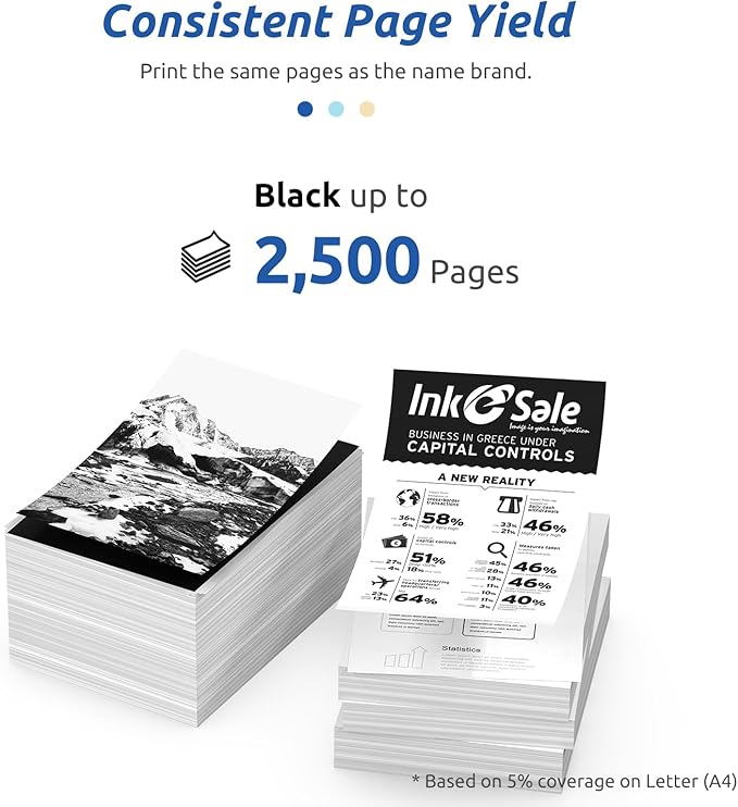 INK E-SALE 071H 071 High Capacity Toner Cartridge Replacement for Canon 071 071H Black Toner use for Canon imageCLASS LBP122dw MF273dw MF275dw MF272dw LBP120 MF270 Printer (Black,1-Pack)