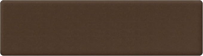 NewLife Anti Fatigue Nonslip Mat: Hard Floor Utility Mats for Garage, Patio and Kitchen - 20" x 72" x .5" - Vintage Leather Rustic Brown