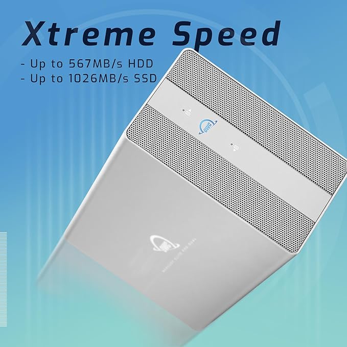 OWC Mercury Elite Pro Dual USB-C / Thunderbolt 3 External Raid Storage Enclosure with 3Port HUB for Mac and PC