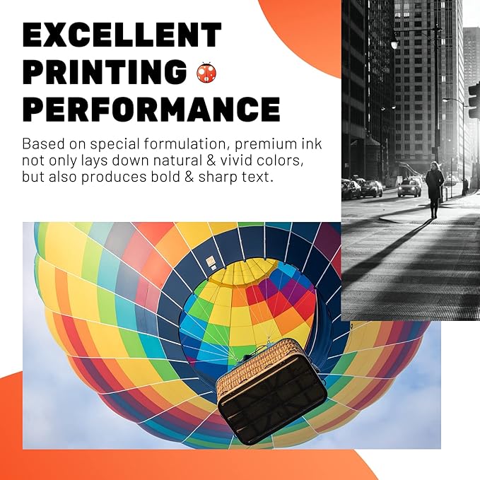 COCCINK 63XL Ink Cartridge for HP Officejet 3830 3833 4652 4655 5212 5222 5255 5258 Deskjet 3630 3632 2130 Envy 4511 4512 4520 Printer Remanufactured Inkjet for HP 63 XL Black and Color Combo Pack