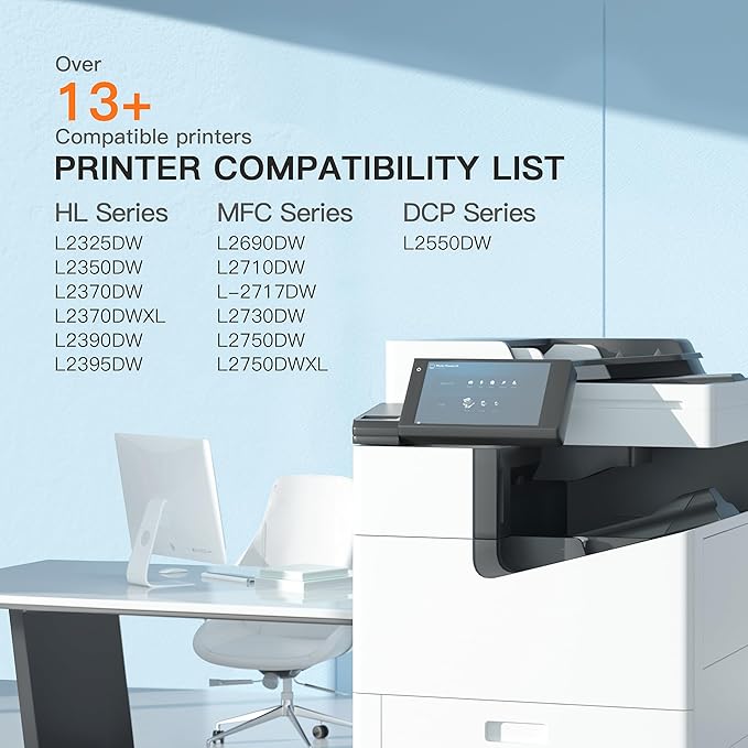 E-Z Ink TN760 Toner Cartridge and DR730 Drum Unit Compatible for Brother TN-760 TN730 DR 730 to Use with MFC-L2710DW MFC-L2750DW HL-L2370DW DCP-L2550DW (3 Pack, 2 Toner Cartridge, 1 Drum Unit)