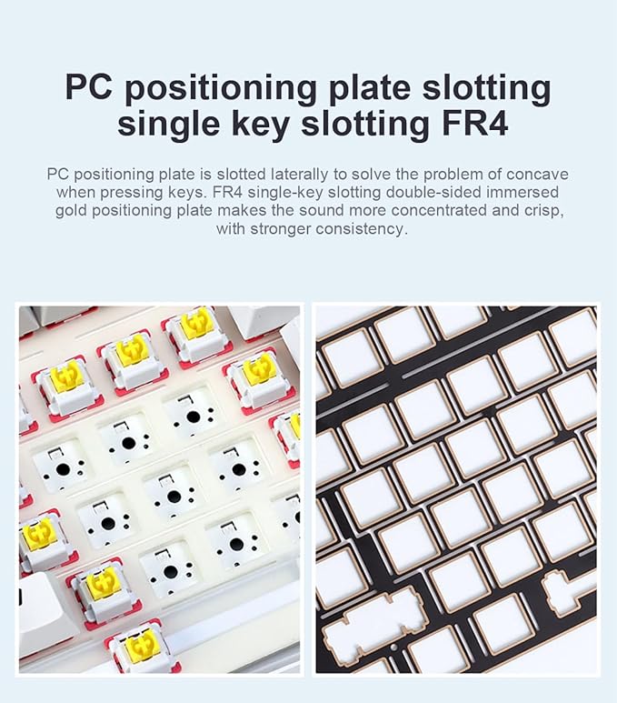 x Aula F99 Pro Wireless Mechanical Gaming Keyboard, Hot Swappable Custom Cream Keyboard with RGB Backlit, Pre-lubed Linear Switches, Gasket Structure PBT Keycaps Blutooth Keyboards for PC Xbox