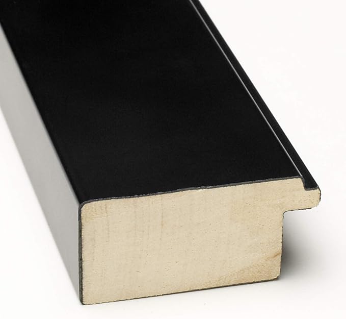 Amanti Art Natural Cork Board for Wall, 15x33 Vision Board with Black Wood Frame, Medium Corkboard Office Decor for Home Organization, Modern Contemporary Corkboard Pinboard to display items for home