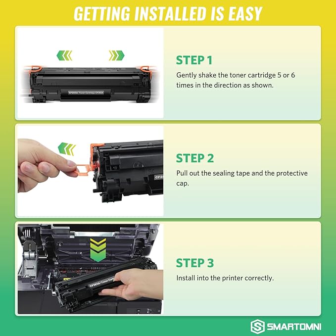 Compatible 83A CF283A Toner Cartridge Replacement for HP 83A CF283A use for HP Laserjet pro MFP M127fw M127fn M125nw M201dw M201n M225dn M225dw M125a Printer 1500 Pages Black 2 Packs
