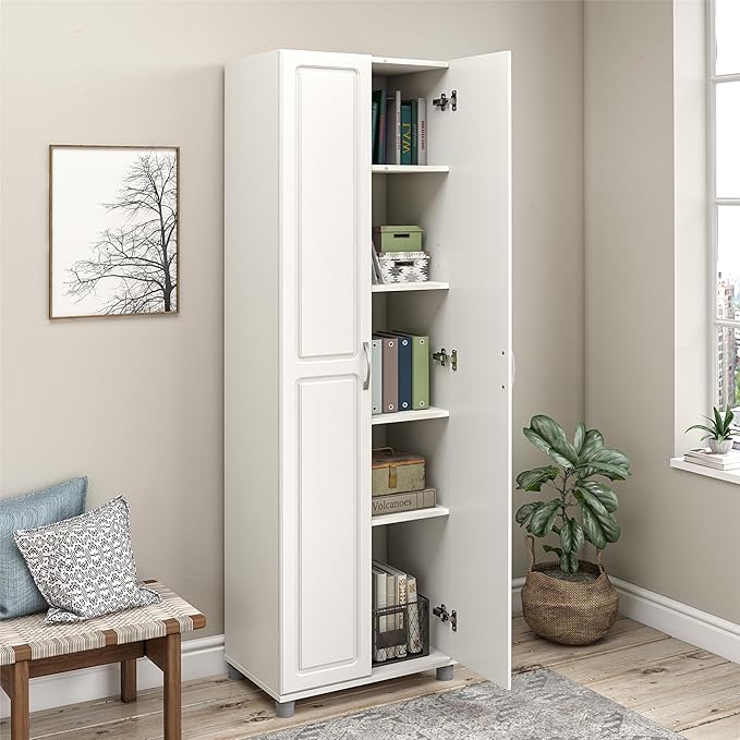 SystemBuild Evolution Kendall 24" Utility Storage Cabinet - White