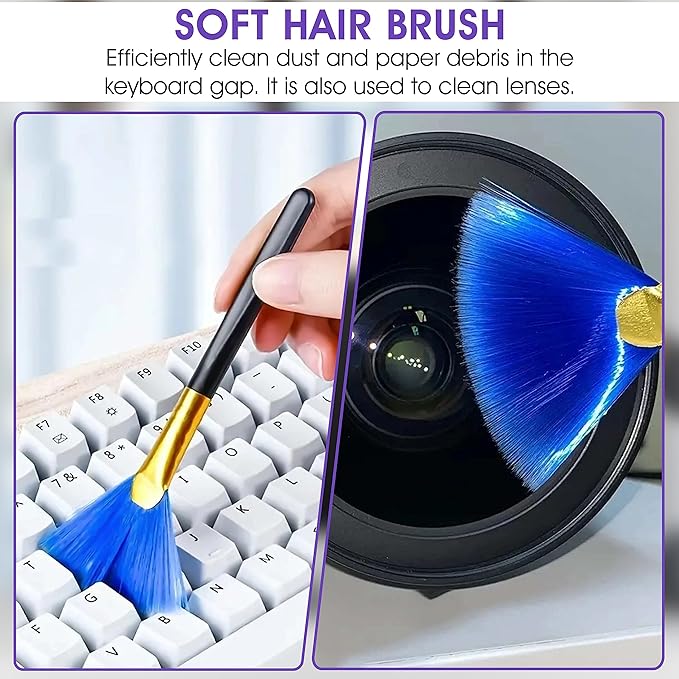 Swanky Computer Screen Cleaner Kit: Set of Electronic Cleaner Spray Microfiber Cleaning Cloth for TV, iPad, iPhone, Monitor, Laptop (17 Oz, 4-Pack)