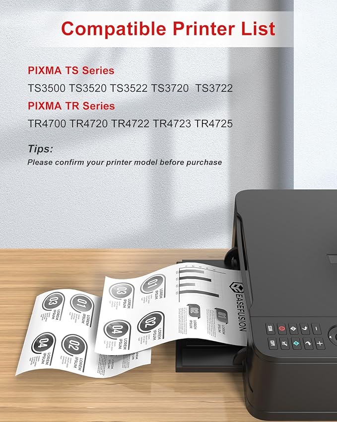 PG-275XL Replacement for Canon Ink 275 PG-275 275XL Black Ink Cartridge Compatible with PIXMA TR4720 TS3522 TR4700 TS3722 TS3500 TR4722 TS3720 TS3520 Printer (2 Black)