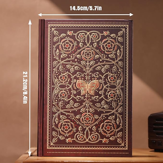 Line Notebooks for Women Men, A5 Aesthetic Hardcover Ruled Diary, 100 GSM Journals for Writing for Work, Note Taking, Office School