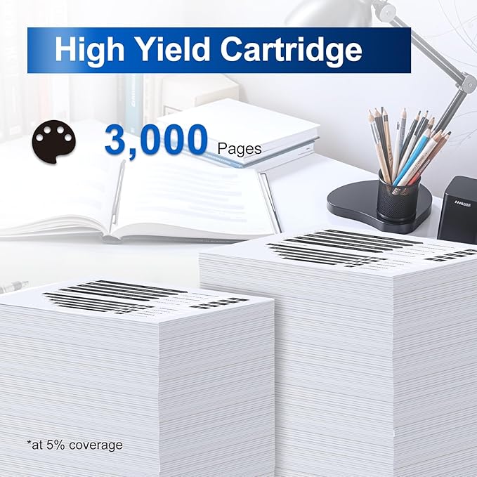 InkNI Compatible Toner Cartridges Replacement for Brother TN229XL Black TN229 TN229XLBK TN-229XL Toner High Yield Work for MFC-L3780CDW MFC-L3720CDW HL-L3280CDW HL-L3220CDW HL-L3300CDW Printer, 2 Pack