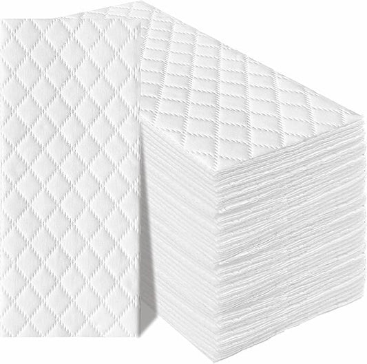 KMAKII Microfiber Dusting Cloths, Diamond Pattern, Disposable Cleaning Cloths for Floor, Furniture, Glass, Electronics, High Absorbency, Sheets, 8.7×11.8 inches (180)