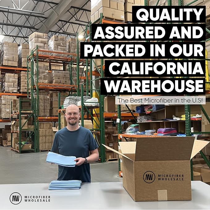 12" x 12" MW Pro Multi-Surface Microfiber Cleaning Cloths | Orange - 12 Pack | Premium Microfiber Towels for Cleaning Glass, Kitchens, Bathrooms, Automotive, Supplies & Products