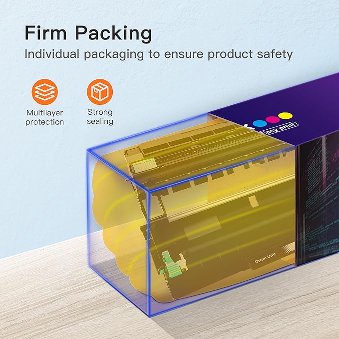 E-Z Ink TN760 Toner Cartridge and DR730 Drum Unit Compatible for Brother TN-760 TN730 DR 730 to Use with MFC-L2710DW MFC-L2750DW HL-L2370DW DCP-L2550DW (3 Pack, 2 Toner Cartridge, 1 Drum Unit)