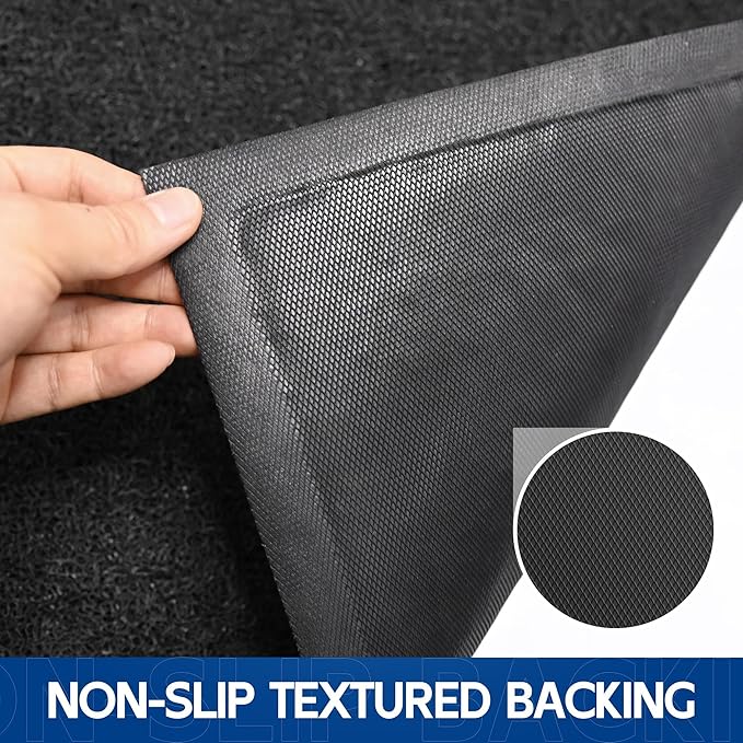 Sturdy Front Door Mat, 72" x 48" Heavy Duty Indoor Outdoor Doormat for Entryway, Fade Resistant, Waterproof Low Profile Entry Mat, Non Slip Welcome Mat for Outside Entrance, Patio, Home