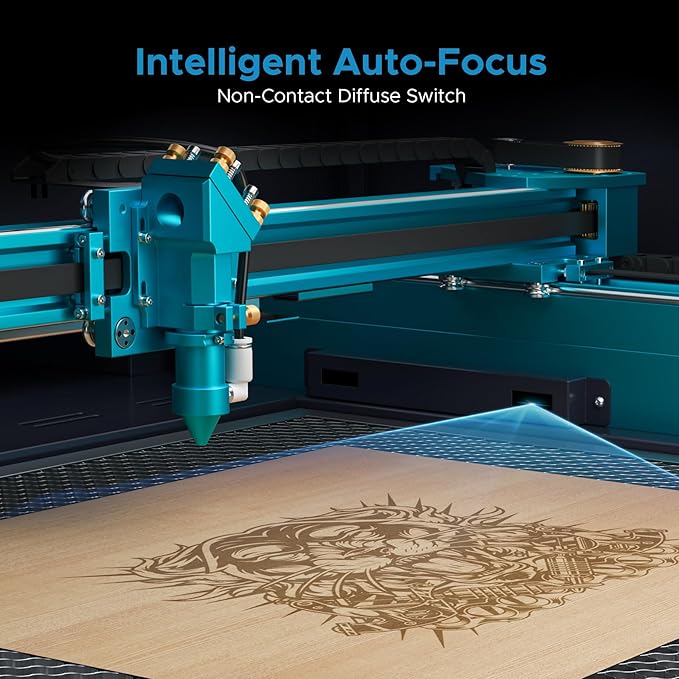 OMTech Pronto 100W CO2 Laser Engraver & Cutter – 40"x24" Workspace, 1,000mm/s Speed, Autofocus, 2-Way Pass, Air Assist, for Wood, Acrylic & More