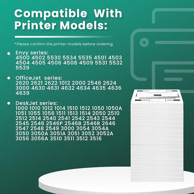 GREENBOX Compatible 61XL Ink Cartridge Replacement for HP Envy 4500 5530 4502 Officejet 4630 4635 DeskJet 1000 1010 1512, Black, Tri-color, 2-Pack