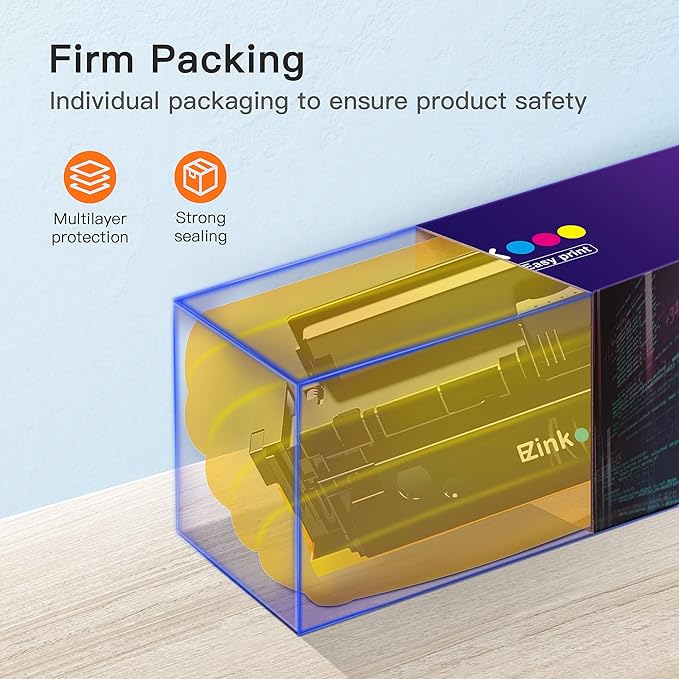 E-Z Ink Compatible Toner Cartridge Replacement for Canon 055 055H High Capacity Toner Cartridge for Canon Color ImageCLASS MF743Cdw MF741Cdw MF746Cdw MF743 Printer (Black Cyan Magenta Yellow, 4-Pack)