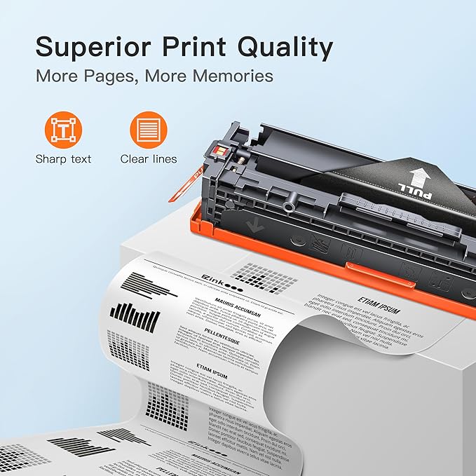 E-Z Ink 131X Compatible Toner Cartridge Replacement for HP 131X 131A CF210X CF210A CF211A CF212A CF213A with HP Laserjet Pro 200 Color M251 M276nw M276n M251n (4 Pack)