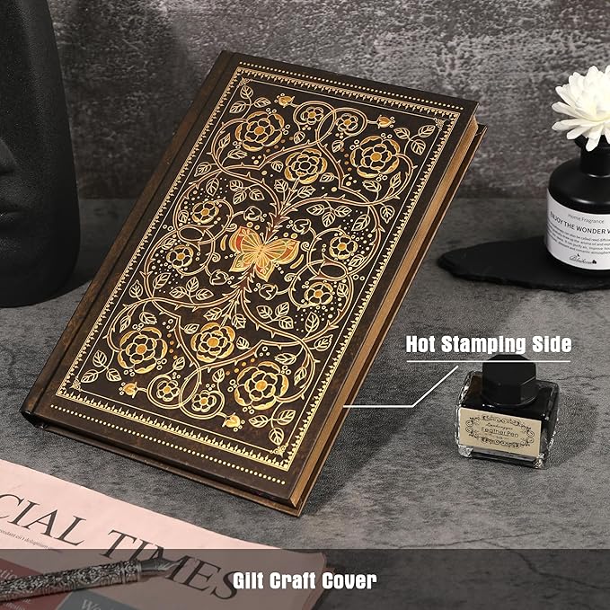 Line Notebooks for Women Men, A5 Aesthetic Hardcover Ruled Diary, 100 GSM Journals for Writing for Work, Note Taking, Office School