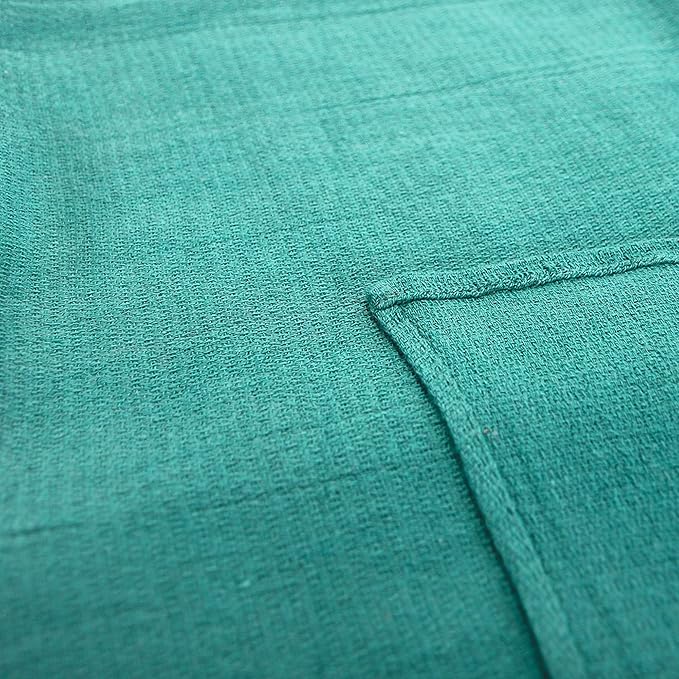 Arkwright Surgical Huck Towels - (Bulk Case of 120) Lint Free & Highly Absorbent Pre-Treated Cotton Cleaning Cloths, Perfect for Medical, Auto Detailing, Window, and Shop, 16 x 26 in, Hunter Green